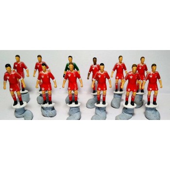 Subbuteo Andrew Table Soccer Nottingham Forest  Champions Cup Winners 1978-1979 no bases no box only 12 figures